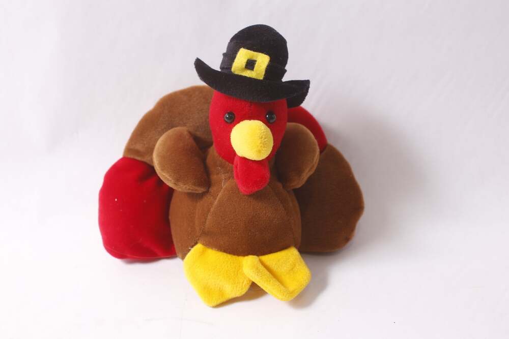 Gibson Mr Gobbles Pilgrim Turkey Bean Bag Thanksgiving Gift Idea ~ 260317-WH 990